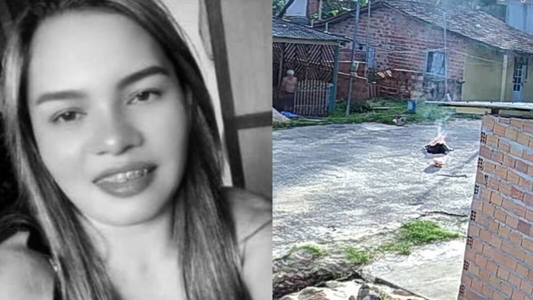 mulher fogo salinópolis