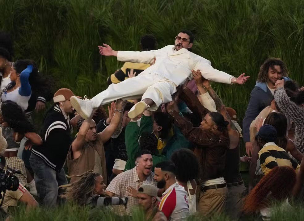 Bad Bunny — Foto: Kirby Lee-Imagn Images Bad Bunny — Foto: Kirby Lee-Imagn Images