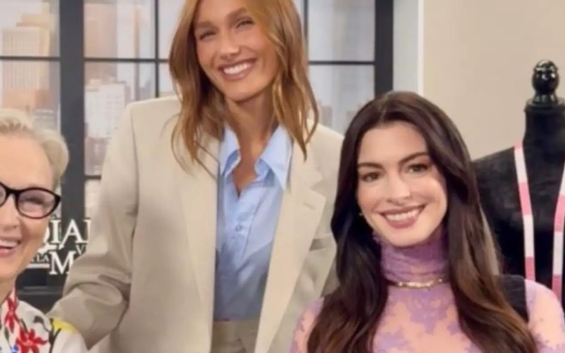 Sasha Meneghel surge com Anne Hathaway e Meryl Streep em momento especial - Foto: Reprodução, Instagram/ Purepeople Sasha Meneghel surge com Anne Hathaway e Meryl Streep em momento especial - Foto: Reprodução, Instagram/ Purepeople