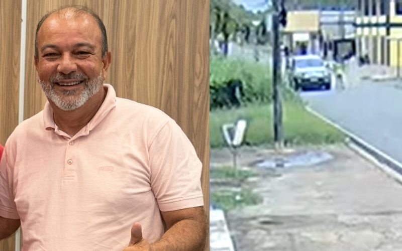 Vereador Júnior Paraíba (PSDB) estava em seu veículo quando foi abordado por De Kaprio - Foto: Reprodução/Redes Sociais. Vereador Júnior Paraíba (PSDB) estava em seu veículo quando foi abordado por De Kaprio - Foto: Reprodução/Redes Sociais.