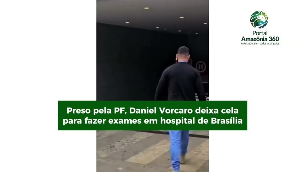 Preso pela PF, Daniel Vorcaro deixa cela para fazer exames em hospital de Brasília