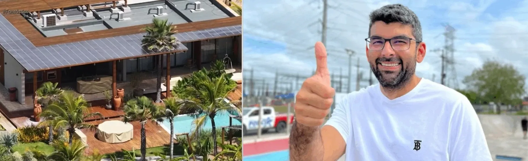 Mansão de Daniel Santos sob investigação - Foto: Reprodução/Redes Sociais.