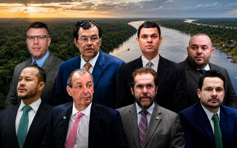 Parlamentares do Amazonas votam pela redução de penas de golpistas - Foto: Arte/Amazônia360.