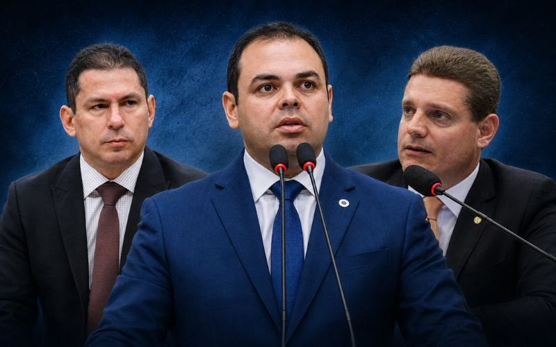 Marcelo Ramos (PT), Roberto Cidade (União) e Marcos Rotta (Avante) - Foto: Montagem/AM360.
