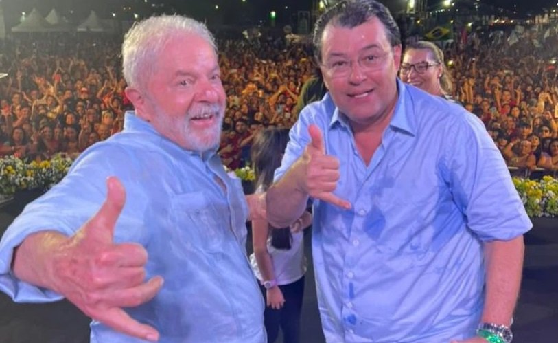 Presidente Lula (PT) e Eduardo Braga (MDB) - Foto: Divulgação.
