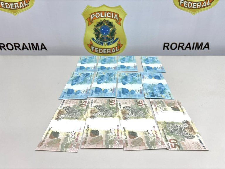 Homem é preso pela Polícia Federal ao receber R$ 1 mil em notas falsas em Boa Vista